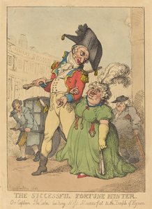 Den vellykkede lykkejegeren av Thomas Rowlandson