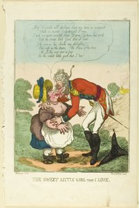 Den søte lille jenta jeg elsker av Thomas Rowlandson