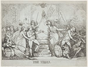 The Times, desember 1788., desember 1788. av Thomas Rowlandson