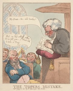 Topers feil av Thomas Rowlandson
