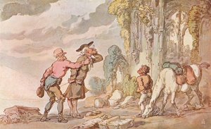 The Tour of Dr. Syntax in Search of the Picturesque, 1800-tallet, 1907 av Thomas Rowlandson