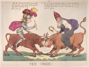 Unionen, 1. januar 1801., 1. januar 1801. av Thomas Rowlandson