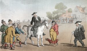 Vikaren selger hesten sin, illustrasjon fra 