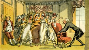 'Reklamen for en kone' av Thomas Rowlandson