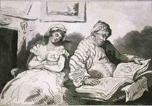 "Det er ikke antikviteter alene kan behage øyet", pub. av T. Smith av Thomas Rowlandson