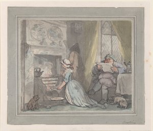 Risting, 1783-90., 1783-90. av Thomas Rowlandson
