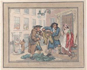 Trafikk, 1791., 1791. av Thomas Rowlandson