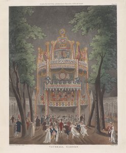 Vauxhall Garden, 2. oktober 1809., 2. oktober 1809 av Thomas Rowlandson