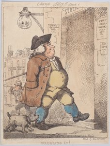 Waddling In!, 1. august 1799., 1. august 1799. av Thomas Rowlandson