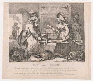 Wit and Wisdom Picturesque Beauties of Boswell, Part the First, 15. mai 1786., 15. mai 1786. av Thomas Rowlandson
