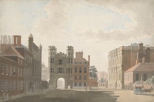 Whitehall som viser Holbeins gate og bankettsal