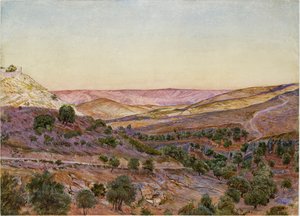 Moabs åser og Hinnom-dalen, 1854