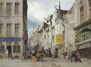 Krysset mellom gaten Tison og Jean Bailleul av Thomas Shotter Boys