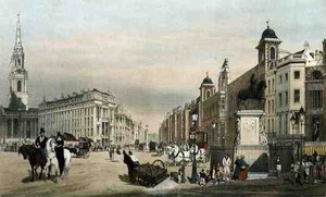 Inngang til Strand fra Charing Cross, fra 