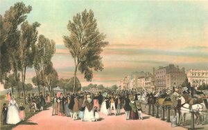 Hyde Park nær Grosvenor Gate. av Thomas Shotter Boys