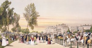 Hyde Park, nær Grosvenor Gate, fra 