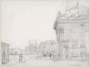 Île de la Cité sett fra Institut, Paris av Thomas Shotter Boys