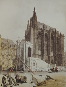 La Sainte Chapelle, fra Picturesque Architecture i Paris, utgitt 1839 av Thomas Shotter Boys
