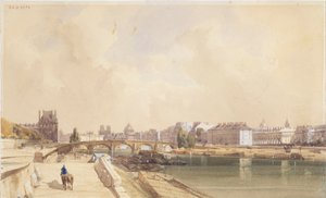 Pont Royal i 1833 av Thomas Shotter Boys