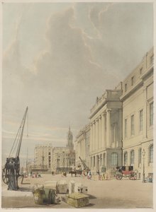 London As It Is: Doorway, The Custom House av Thomas Shotter Boys