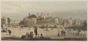 London As It Is: The Tower and Mint, fra Great Tower Hill av Thomas Shotter Boys