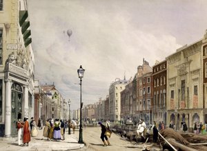 Piccadilly, 1842 av Thomas Shotter Boys