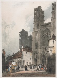 Pittoresk arkitektur i Paris, Gent, Antwerpen, Rouen: Laon, Frankrike av Thomas Shotter Boys