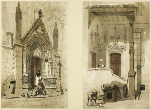 Rød dør, Notre Dame, Paris av Thomas Shotter Boys