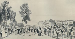 Society in Hyde Park, 1842, 1920 av Thomas Shotter Boys