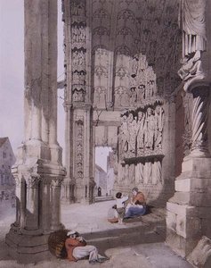 South Porch of Chartres Cathedral, illustrasjon fra 