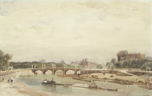 Concorde-broen sett fra Queen's Course av Thomas Shotter Boys