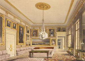 The Striped Drawing Room, Apsley House, 1853 (trykk) av Thomas Shotter Boys