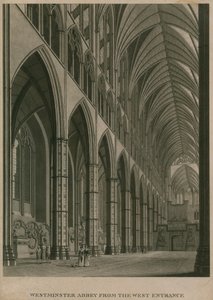 Westminster Abbey, London, fra den vestlige inngangen