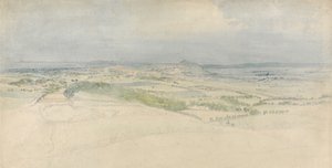 En fjern utsikt over Edinburgh av Thomas Stothard