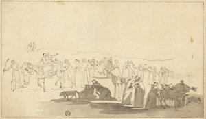 Canterbury-pilegrimer av Thomas Stothard