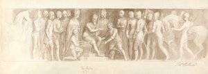 Design for Grand Staircase, Buckingham Palace, Centre & 2d av Thomas Stothard
