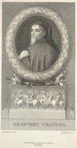 Geoffrey Chaucer, gravert av John Henry Robinson (1796–1871) av Thomas Stothard