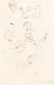 Studieark av Thomas Stothard