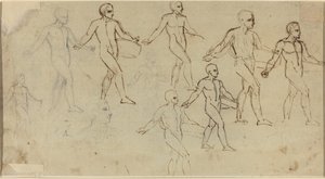 Studies of a Sower (Illustrasjon for Thomsons årstider) av Thomas Stothard
