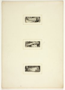 Studie for en tallerken fra Telemachus av Thomas Stothard