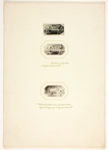 Studie til en plansje fra The Task av Thomas Stothard