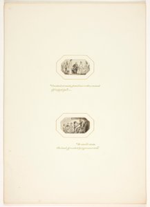 Studie til en plansje fra Oppgaven av Thomas Stothard