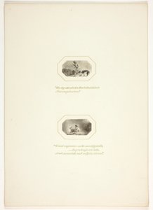 Studie til en plansje fra The Task av Thomas Stothard