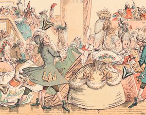 Et domstolball i det attende århundre, c1884