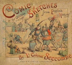 Comic Sketches from English History forside, c1884