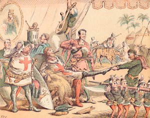 Kong Richard I i Palestina, c1884