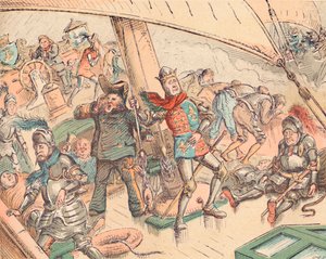 Richmond at Sea, c1884