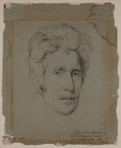 Andrew Jackson, etter slaget ved New Orleans, ca. 1815 (tegning) av Thomas Sully