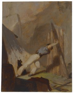 Bygge et tilfluktsrom, ca. 1856 av Thomas Sully