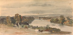 Fra "Charley's Hope" Mrs. Griffiths Place, nær Brunswick, New Jersey av Thomas Sully